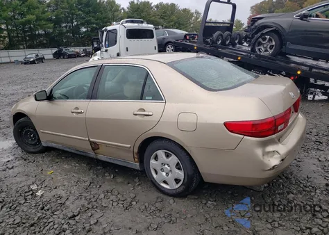 2005 Honda Accord Lx from USA, damaged, VIN 1HGCM56445A090720